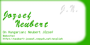 jozsef neubert business card